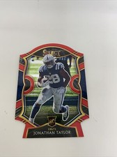 Jonathan Taylor 2020 Panini Select Concourse Red Prizm Die-Cut #53 Rookie