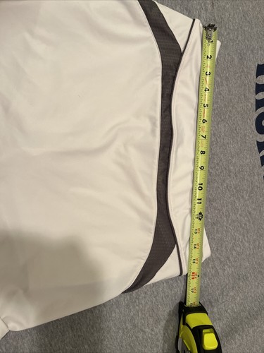 Just Right ! Reebok Tennis Skirt Medium White With Grey Detail - Picture 9 of 10