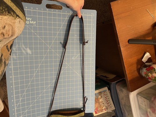 Sage Woven Passementrie Tapestry Crossbody Tassel Purse Leather Strap Pockets - Picture 9 of 9