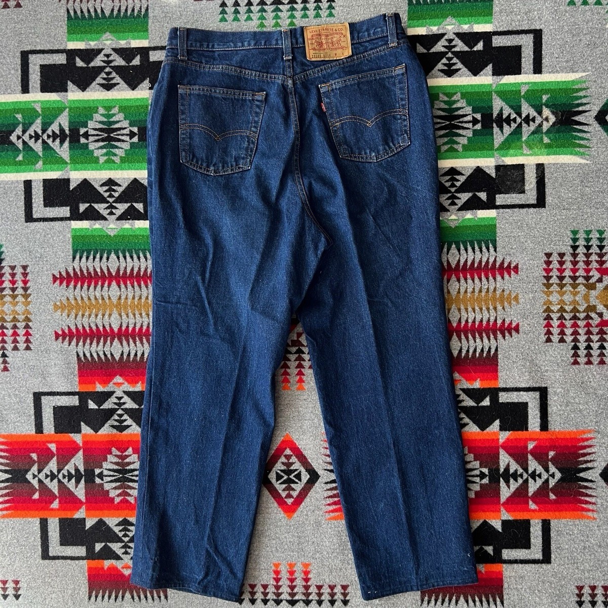 Levis 505 80s Red Tab Vintage Size 36 Jeans Men's Blue Denim