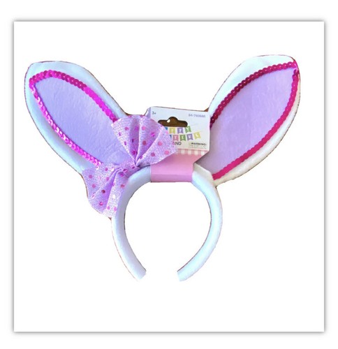 Bunny Ears Headbands, Easter Headbands, Cute Easter Headbands, Pink,blue,purple - Picture 2 of 2