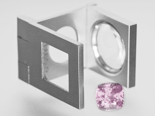 IGI Certified SRI LANKA Pink Sapphire 4.04 Cts Natural Untreated Cushion - Picture 5 of 9
