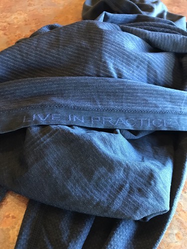 Mens Size X-Large Lululemon Vent Tech Long Sleeve Shirt Live in Practice Navy Bl - Picture 6 of 7
