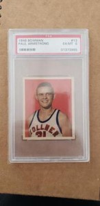 1948 Bowman #13 Paul Armstrong Pistons Indiana PSA 6 - EX/MT