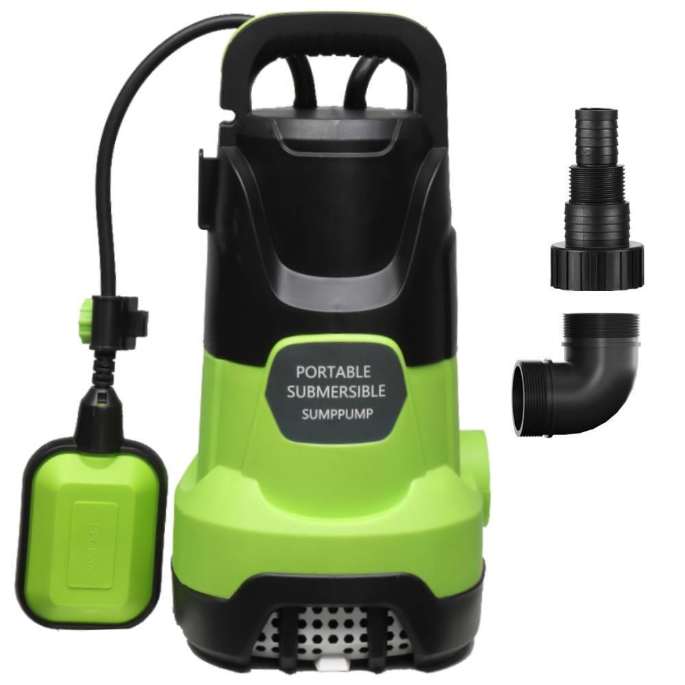 1HP 3500GPH 750W Submersible Water Sump Pump Dirty Clean Water for Fountain Pool