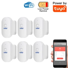 6 Pack KERUI Wireless WiFi Tuya Home Window Door Sensor APP Notification Alert