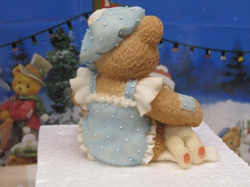 Cherished Teddies 476706 MIRANDA Girl with Blue Hat and Dress 1998 - Picture 6 of 10