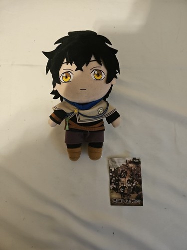 Official YUNO GRINBERRYALL Black Clover 8 in. Plush Great Eastern NWT.