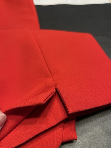 Talbots Hampshire Red Ankle Straight Leg Pants Sz 22W - Holiday Party Academia - Picture 10 of 14