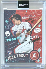 TOPPS PROJECT 2020 #142 MIKE TROUT by Artist SOPHIA CHANG ** ANGELS 2011 #US175
