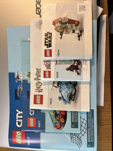 Lot of 5 Lego Booklets 60277 (2) 76424 76212 75344 - Picture 1 of 6