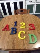Kids Room ABC  s Hanging Wall Decor