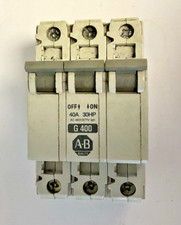 ALLEN BRADLEY 1492-CB3G400 40A 30HP MANUAL MOTOR CONTROLLER SER.C 480/277 3PH