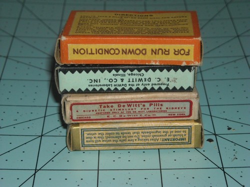 antike De Witts Rektalsalbe Antazida Diuretikum Pille Tonikum Lebertran & Box - Bild 3 von 10