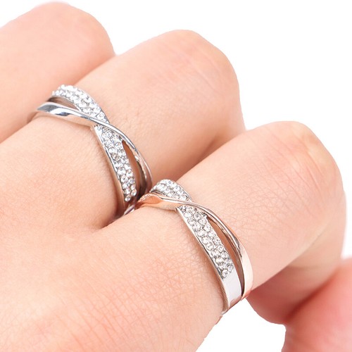 Weight Loss Crystal Rhinestone Ring Slimming Healthcare Ring Magnetic Jewel>~E - Picture 11 of 23