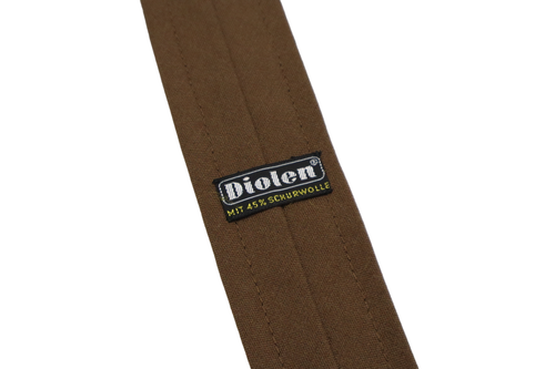 DIOLEN Tie Men's 133 X 4.5 CM Square Wool Blend Paisley Embroidered - Picture 7 of 7