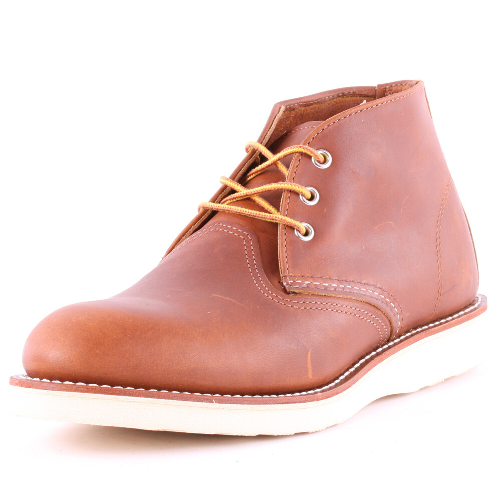 rojo Wing 3140 Clásico Para hombres Cuero Tostado Chukka botas - 8 Reino Unido rojo Wing 3140 Clásico Para hombres Cuero Tostado Chukka botas - 8 Reino Unido