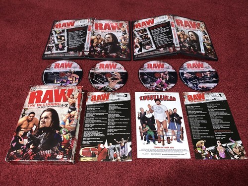 WWE: Raw: The Beginning - Best of Seasons 1 & 2 (, 4-Disc DVD Set CIB & MINTY!! - Picture 2 of 12