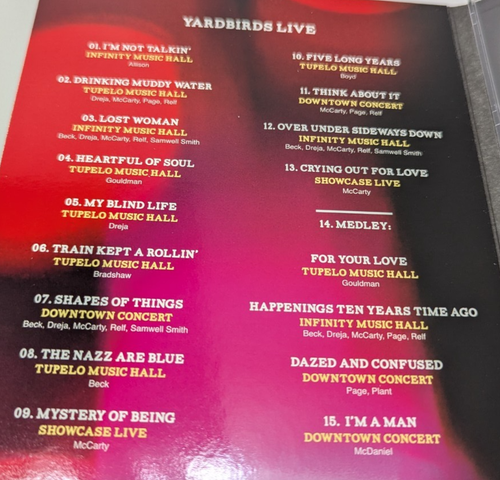 (Autographed) The Yardbirds: Making Tracks DVD Special Edition 2012 - Foto 20 di 24