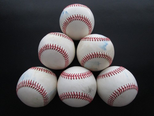 Lot 6 Rawlings Official Major League game baseballs MLB Manfred Jr 1/2 Dozen - Picture 3 of 3