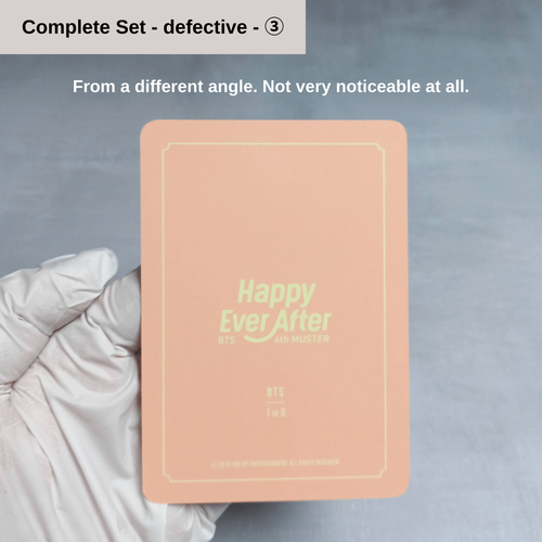 BTS 2018 4th Muster Seoul Happy Ever After Official Mini Photo Card - Unit Ver. - Picture 13 of 18