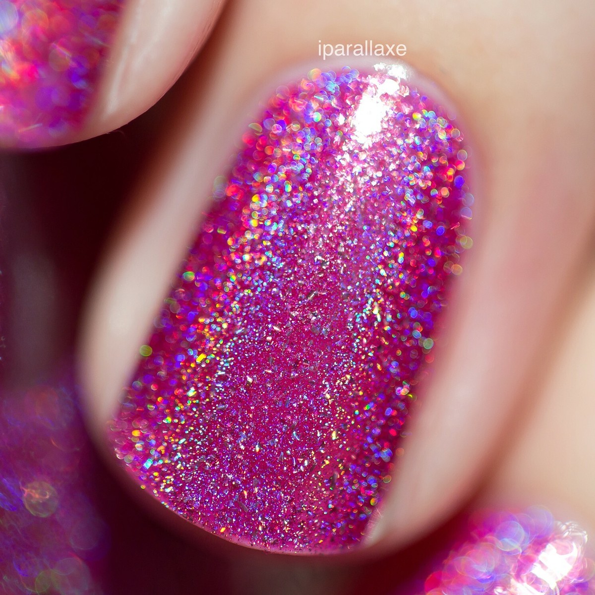 ILNP Paige - Berry Pink Holographic Nail Polish | eBay