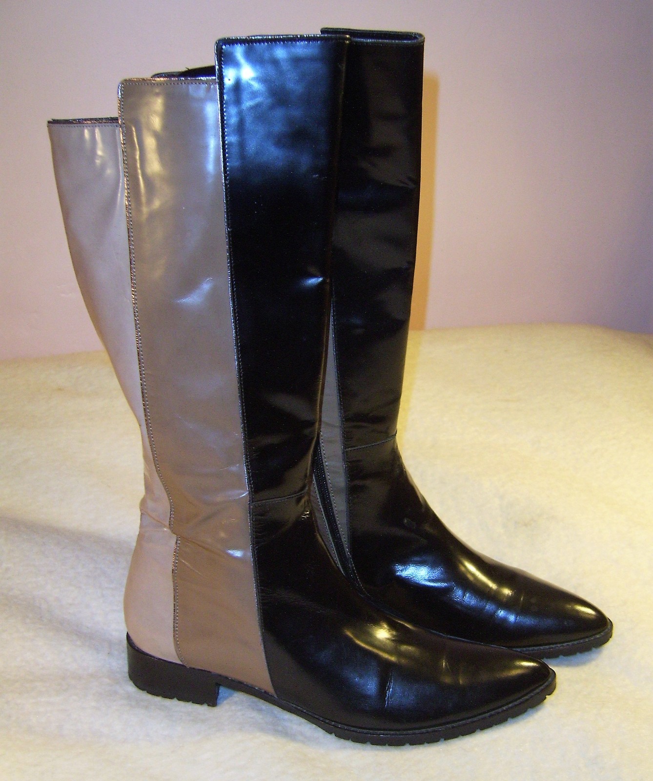 ELLE LADIES LEATHER KNEE Stiefel HIGH ZIP Stiefel KNEE EUR 40, UK 7 8d477a ELLE LADIES LEATHER KNEE Stiefel HIGH ZIP Stiefel KNEE EUR 40, UK 7 8d477a
