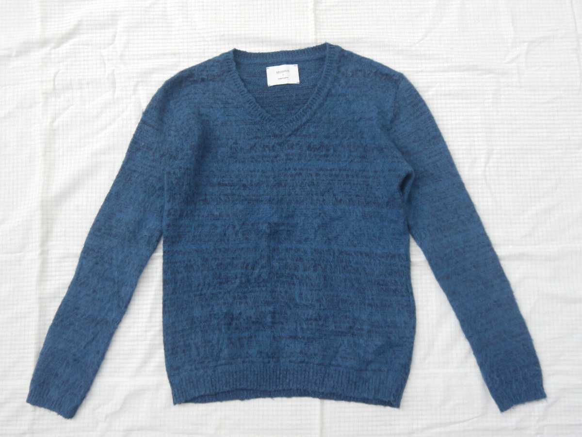 A*A様 SUNSEA V-neck Sweater Seta T Women's Winter Sweater Ribbed Long Sleeve V Neck