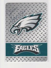 JIM SKAGGS PHILADELPHIA EAGLES 1963-72   AUTOGRAPHED PLAYING CARD 