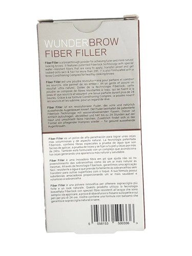 Wunder2 WunderBrow Fiber Auburn Brow Powder For Natural Looking Eyebrows - Picture 7 of 10