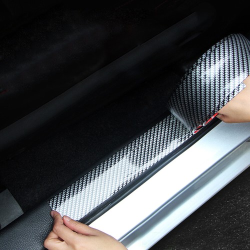 3CM×1M Carbon Fiber Car Edge Protector Guard Strip Door Sill Sticker Accessories - Bild 5 von 12