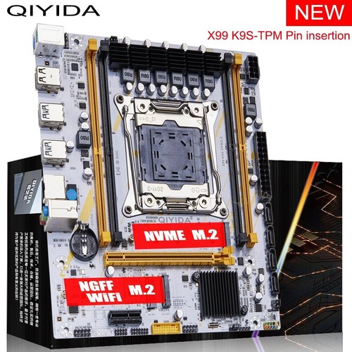 QIYIDA X99 Carte Mère LGA 2011-3 Set Kit Xeon E5 2680 V4 Processeur CPU 32G=2*16 - Photo 2/6