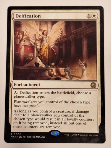 Deification - March of the Machine: The Aftermath - Magic the Gathering MTG Nice