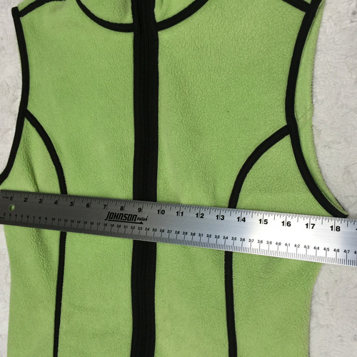 Marker Polartec Women's Large Green Full Zip Sleeveless Vest Mock Neck Outdoor - Picture 5 of 7