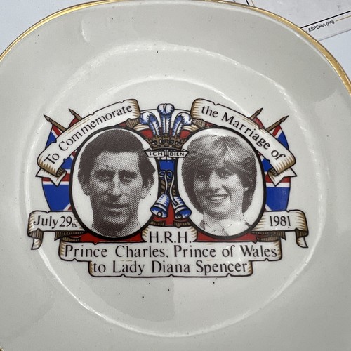 Piattino Vintage Inglese Matrimonio Principe Carlo e Lady Diana Casa Reale 1981 - Picture 5 of 6
