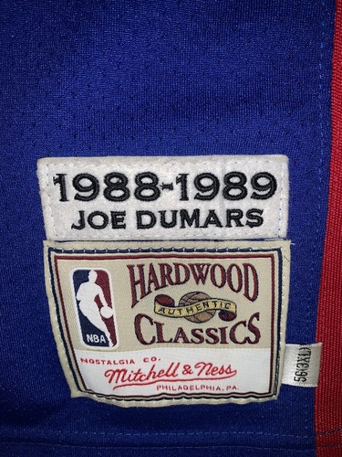 Joe Dumars Pistons Jersey Size 56 3XL Blue #4 Authentic Mitchell And Ness - 第 6/17 張圖片