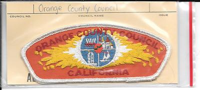 BSA Vintage Shoulder Patch..Orange County Council..Mid 70's..Mint Cond. 