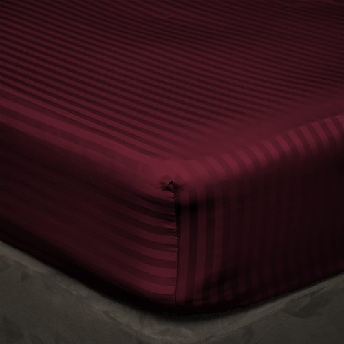 Fitted Sheet Set Extra Deep Wall Awesome Egyptian Cotton All Strip AU Super King - Foto 11 di 95