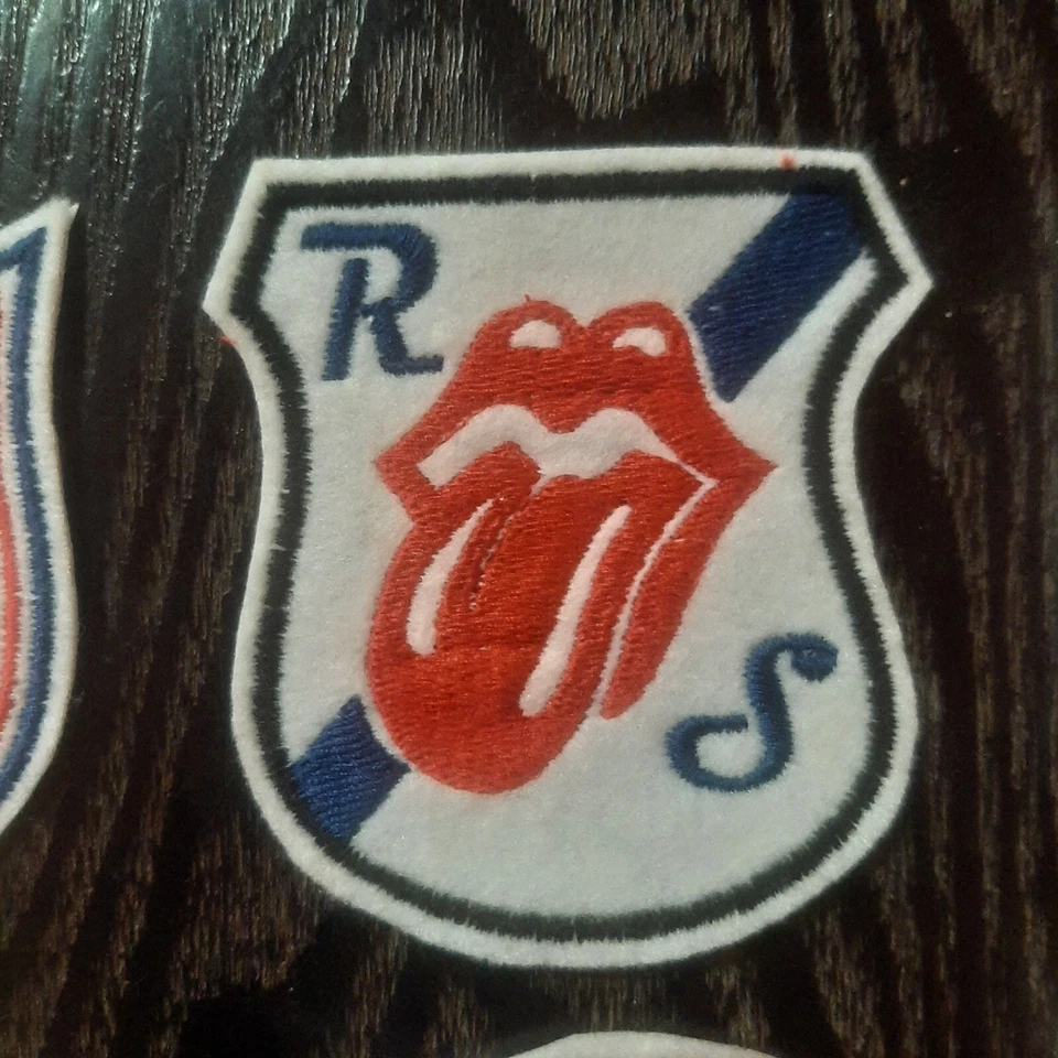 6 pcs of The Rolling Stones Patches Tongue Rock Band Music Embroider Sew on - Image 3 of 4