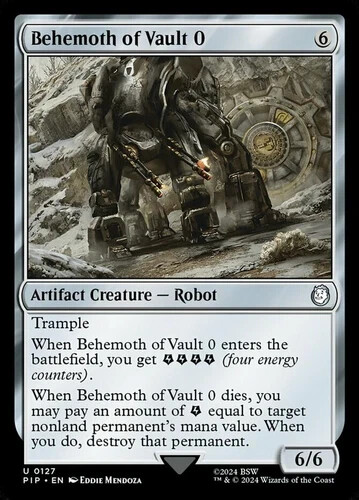 Behemoth of Vault 0 - 127 - NM - Universes Beyond: Fallout - MTG - Picture 1 of 1