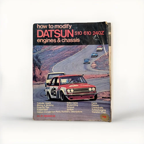 Datsun 510 610 240-Z 1968-1973 Shop Service Repair Manual Engine Guide Hot-Rod