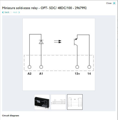 NEU - Phoenix Opto Contact 2967992 OPT-5DC/48DC/100 - Bild 3 von 3