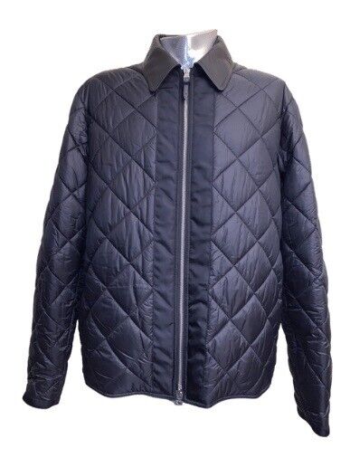 Dunhill Quilted Black Leather Collar Jacket “L” Brand New | eBay Dunhill Quilted Black Leather Collar Jacket “L” Brand New | eBay