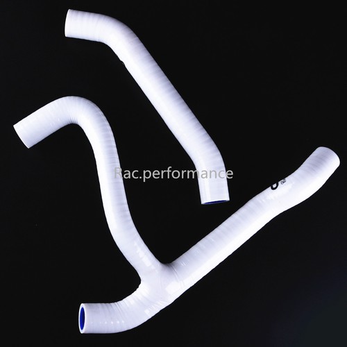 For 2007-2011 Polaris Outlaw 525 IRS S 450 MXR White Silicone Radiator Hose Kits - Picture 2 of 10