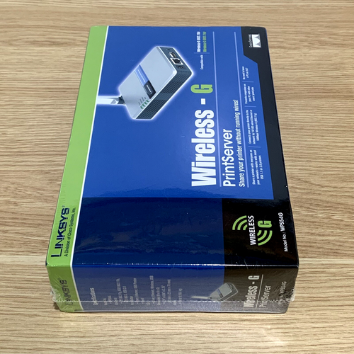 Linksys Wireless-G Print Server 2.4GHz 802.11g Model WPS54G for USB 2.0 NEW - Picture 3 of 6