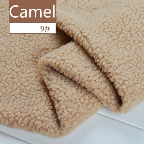 Thicken Sherpa Fleece Faux Lambwool Fabric Berber Fur Lining Sewing Crafts Cloth - Picture 15 of 20