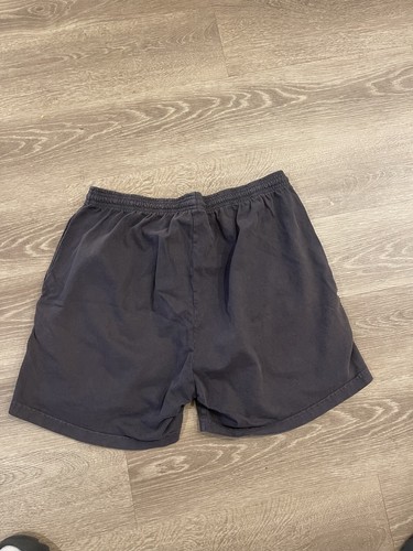 Pantalones cortos deportivos negros lavados de 8,5 onzas Los Angeles LA Apparel talla grande - Imagen 2 de 3