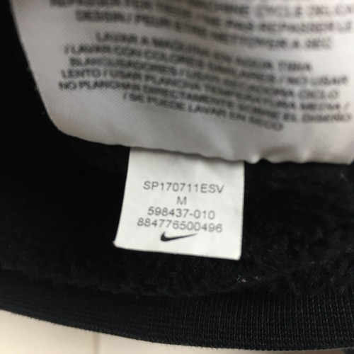 Nike Pallavolo Pullover Felpa con Cappuccio Centro Swoosh Check Logo Nero Tg M - Foto 6 di 6