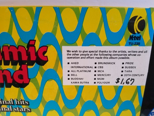 Dynamic Sound K-Tel Vinyl Record Album 1974 Pop Soul Rock Hits Compilation Ltd - Picture 5 of 5