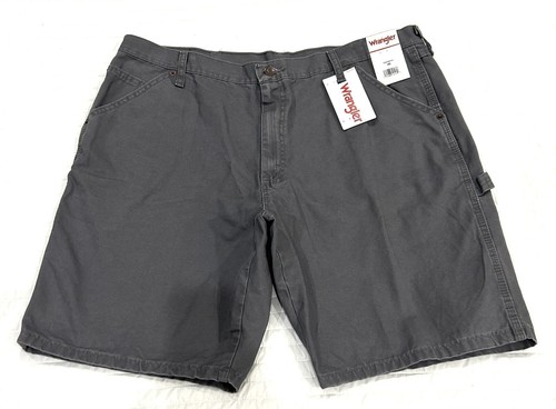 Men's Wrangler Cargo Carpenter Shorts-40W x 10.5"inseam-color Granite-relaxed - Picture 2 of 16